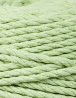 Earthy Green Plant Hangers – Handmade with 100% Recycled Cotton