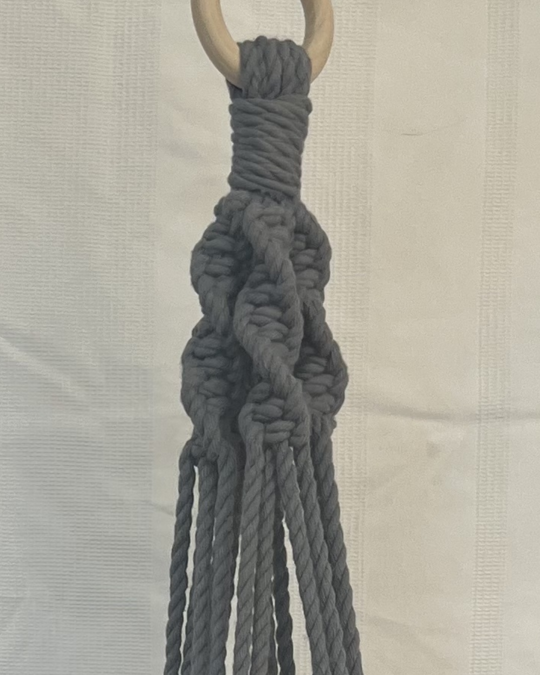 Monochrome Plant Hangers – Handmade with 100% Recycled Cotton
