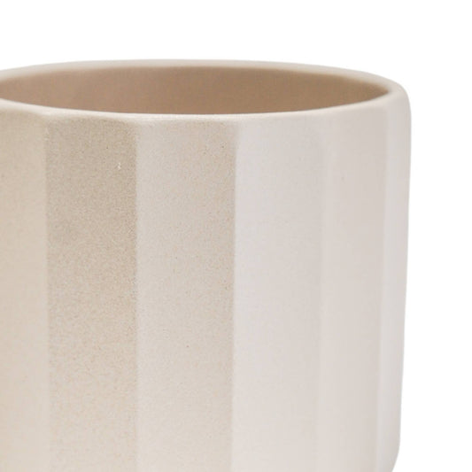 Cream GEO Plant Pot