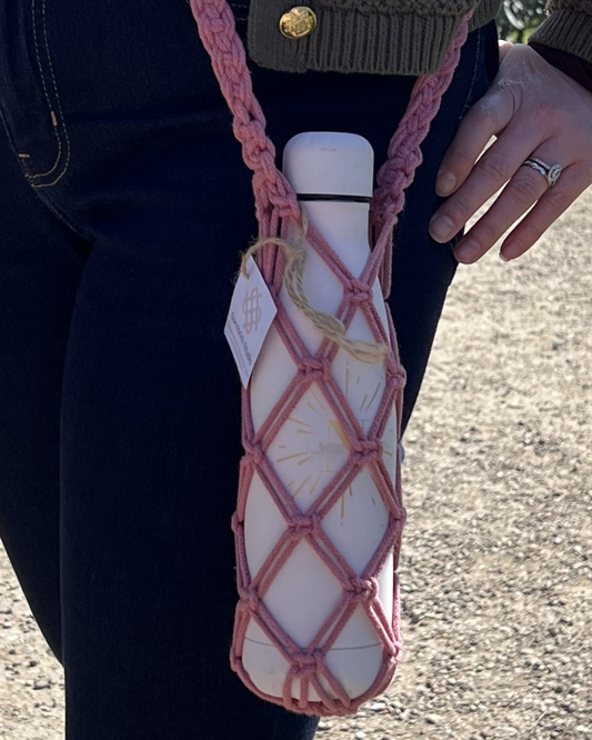 Macramé Water Bottle Holder